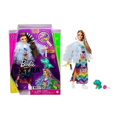 Mattel Barbie Ekstra Sarı Ceketli Bebek - 1