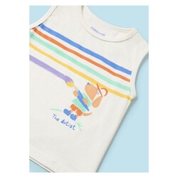 Mayoral Erkek Bebek 2'li T-shirt Set SS2401032 - Thumbnail