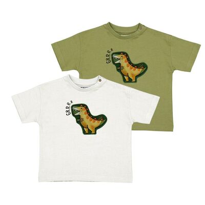 Mayoral Erkek Bebek Dinozor Desenli T-Shirt 1028 - 1