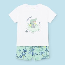 Mayoral Erkek Bebek Mayo T-shirt Set SS2401648 - Thumbnail