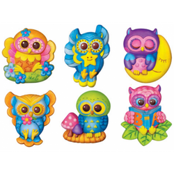 4M Mould & Paint Glow Owl Parlayan Baykuş Magnet - 3