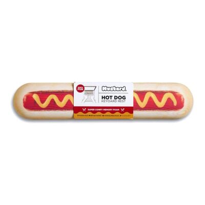 Mustard Hot Dog Silikon Klavye Desteği - 1