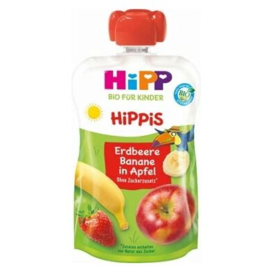 Hipp Organik Çilekli Muzlu Elma Püresi 100 Gr - 1