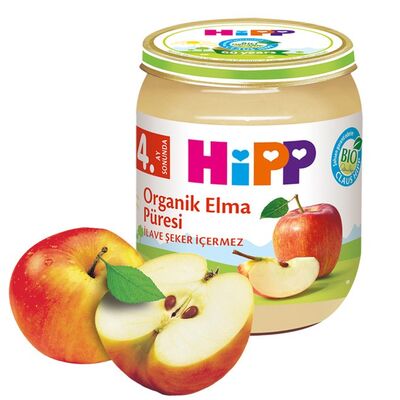 Organik Kavanoz Maması Elma Püresi 125 Gr - 1