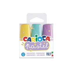 Carioca Pastel Mini İşaretleme Kalemi 3lü - 1