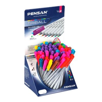 Pensan Tükenmez Kalem Triball 1.0 mm Renkli - 1