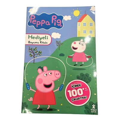 Peppa Pig 100 Çıkartmalı Boyama Kitabı - 1