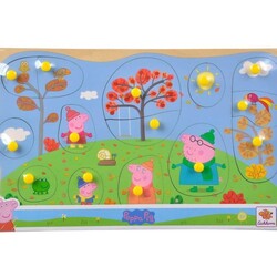 Peppa Pig Ahşap Pin Puzzle - 2