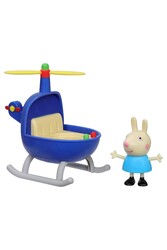 Peppa Pig Tekli Figür ve Araç Little Helicopter - Thumbnail