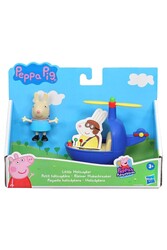 Peppa Pig Tekli Figür ve Araç Little Helicopter - Thumbnail