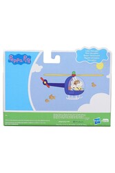 Peppa Pig Tekli Figür ve Araç Little Helicopter - Thumbnail