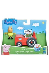 Peppa Pig Tekli Figür ve Araç Little Tractor - Thumbnail