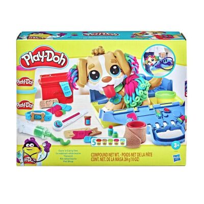 Play Doh Veterinercilik Oyun Hamuru Seti Care Carry Vet - 1