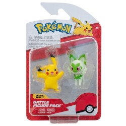 Pokemon Battle 2li Figür Pikachu Sprigatito - 1