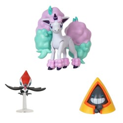 Pokemon Battle 3lü Figür Pikipek Galarian Ponyta Snorunt - 2