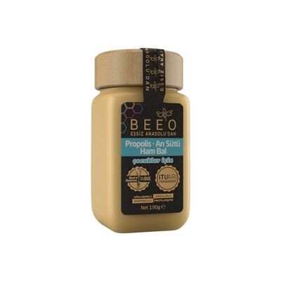 Propolis+Arı sütü+ Ham Bal karışımı (PAB) Çocuklar için 190 gr