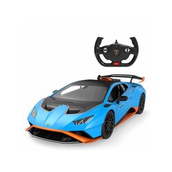 Rastar 1:14 Lamborghini Huracan STO Işıklı Uzaktan Kumandalı Araba - Thumbnail