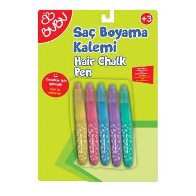 Saç Boyama Kalemi Hair Chalk 5li - 1