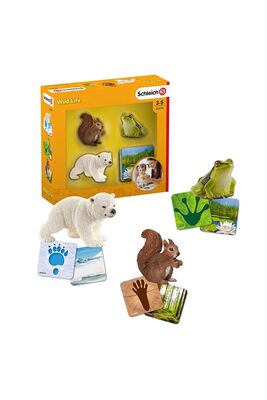 Schleich Wild Life Kartlı Hayvan Figürü Seti - 1