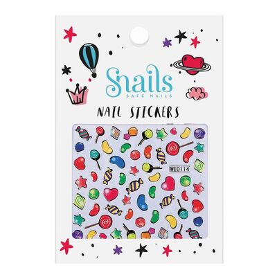 Snails Tırnak Sticker Seti Candy Blast - 1