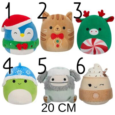 Squishmallows 20 Cm Yılbaşı Serisi Asorti 1 SQ/XM00597 - 1