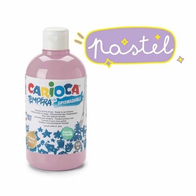 Carioca Tempera Sulu Boya Yıkanabilir Pastel Pembe 500 ML