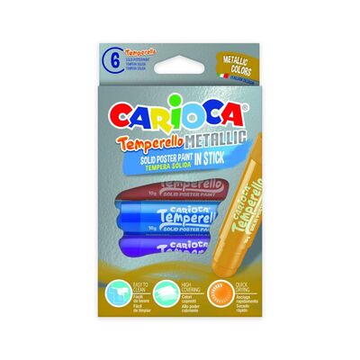 Carioca Temperello Stick Metalik Renkler Boya Kalemi 6Lı - 2