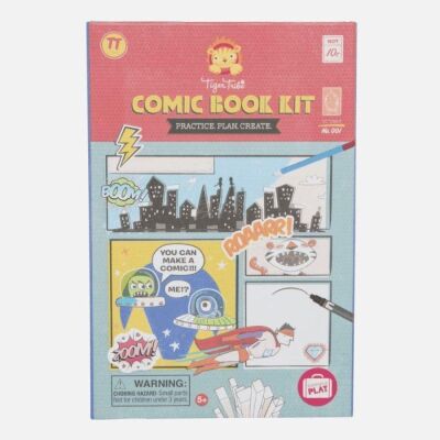 Tiger Tribe Boyama Seti Comic Book Kit Practice Plan Create - 1