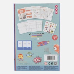 Tiger Tribe Boyama Seti Comic Book Kit Practice Plan Create - 4