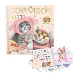 Top Model Kedi Figürlü Çıkartma Kitabı - 3