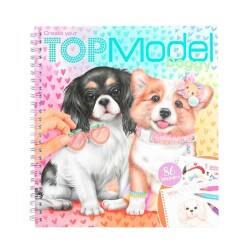 Top Model Köpek Kıyafeti Tasarlama Boyama Kitabı - 1