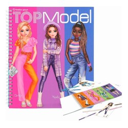 Top Model Tasarım Defteri Create Your Colouring Book - Thumbnail