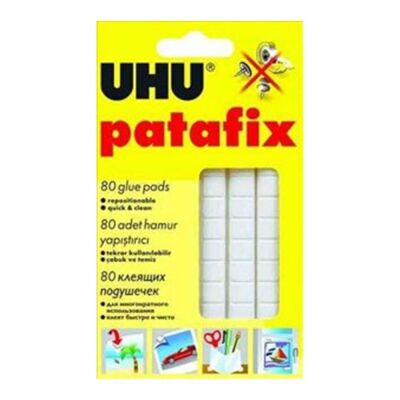 Uhu Hamur Yapıştırıcı Patafix Beyaz - 1