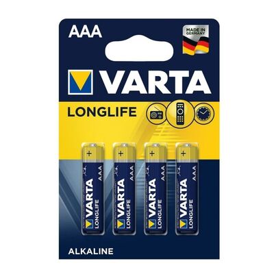 Varta Longlife AAA İnce Pil 4'lü