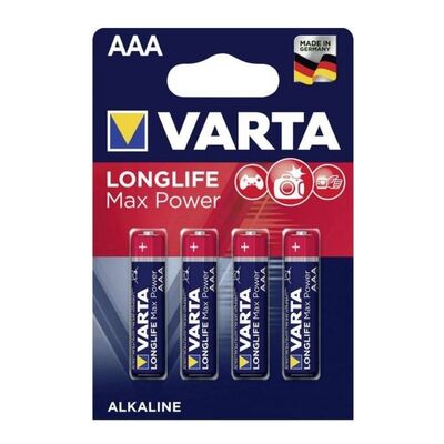 Varta Longlife Max Power AAA İnce Pil 4'lü