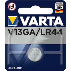 Varta V13GA/LR44 Pil 1,5V Tekli - Thumbnail