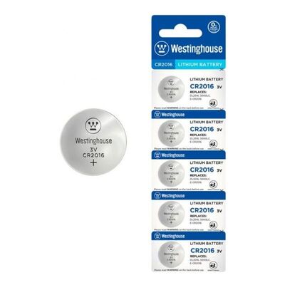 Westinghouse CR2016 Lithium Pil 3V 5'li - 1