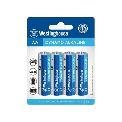 Westinghouse Dynamo Alkaline AA Kalem Pil 4'lü