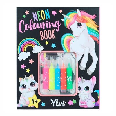 Ylvi Neon Colouring Book Set - 1